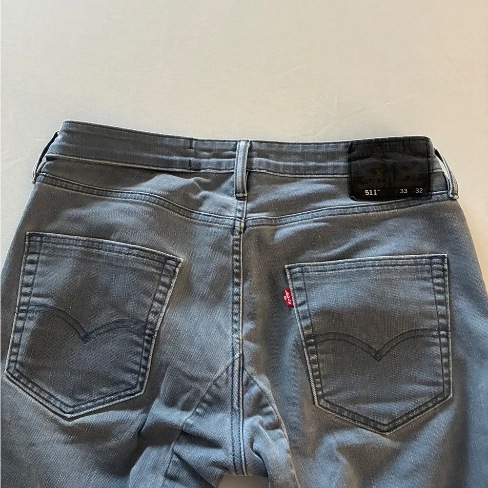 Levi's Men's Straight Gray Jeans 33x32